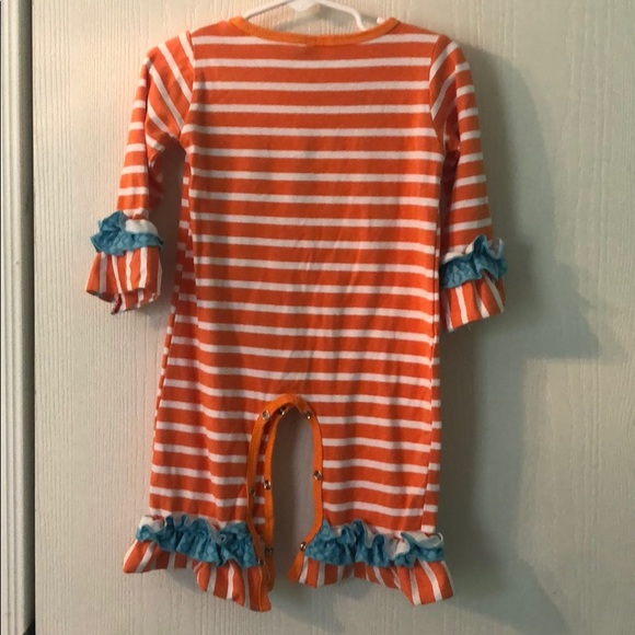 Thanksgiving Ruffle Romper - Picture 4 of 4